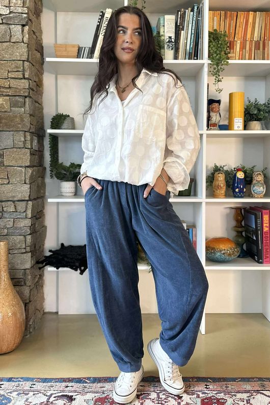 Terry B Classic Relaxed Pant Denim